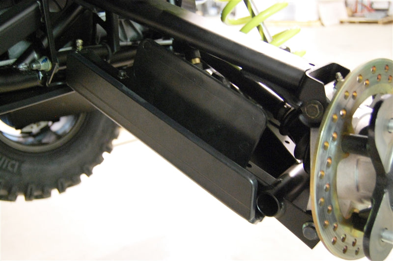 Trail Armor iMpact A-Arm Guard close-up fit on Polaris General 1000 suspension