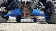 Trail Armor iMpact A-Arm Guards installed on Polaris General 1000 underside view
