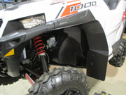 Trail Armor mud flap fender extension installed on Polaris General front