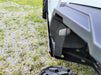 Trail Armor full skid plate front corner mounting view Polaris General 4