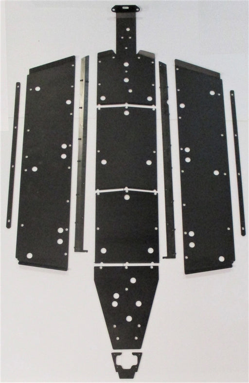 Trail Armor full skid plate kit for Polaris General 4 1000 panels spread