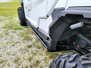 Trail Armor full skid plate rear corner mounting view Polaris General 4