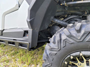 Trail Armor full skid plate rear wheel well closeup Polaris General 4