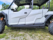 Trail Armor full skid plate rocker panel view Polaris General 4 outdoor