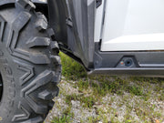 Trail Armor full skid plate side sill view on Polaris General 4 outdoor