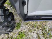 Trail Armor full skid plate side sill overhead view Polaris General 4 outdoor
