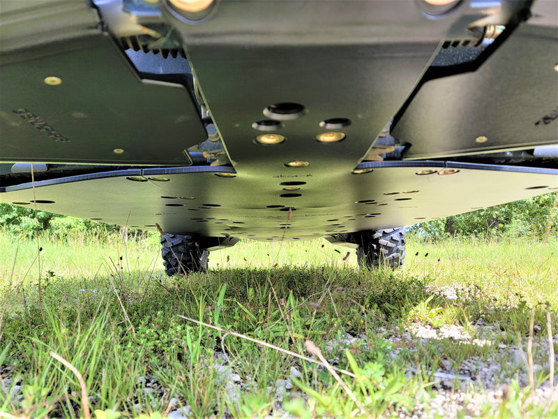 Trail Armor full skid plate underside ground view Polaris General 4 outdoor