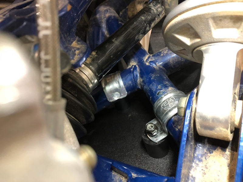 Polaris General XP 1000 drivetrain closeup after mud testing with Trail Armor
