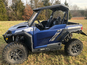 Trail Armor full windshield side profile installed Polaris General XP 1000