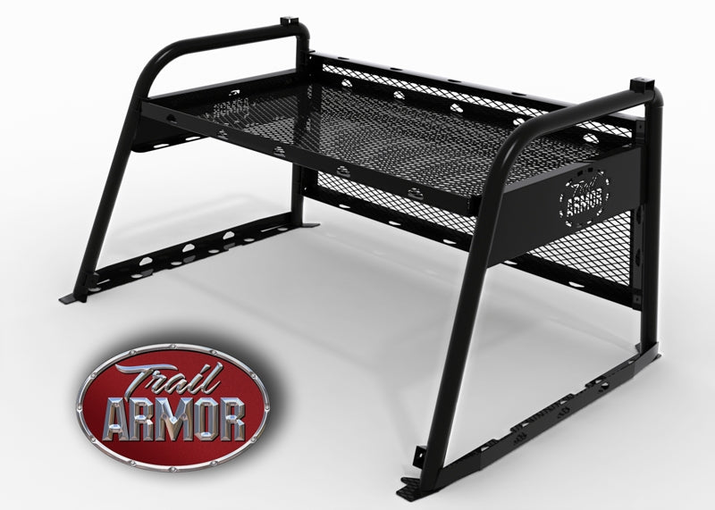 Trail Armor Polaris Ranger large rear storage rack, heavy-duty steel cargo basket