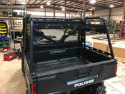 Trail Armor rear storage rack installed over the bed of a Polaris Ranger UTV