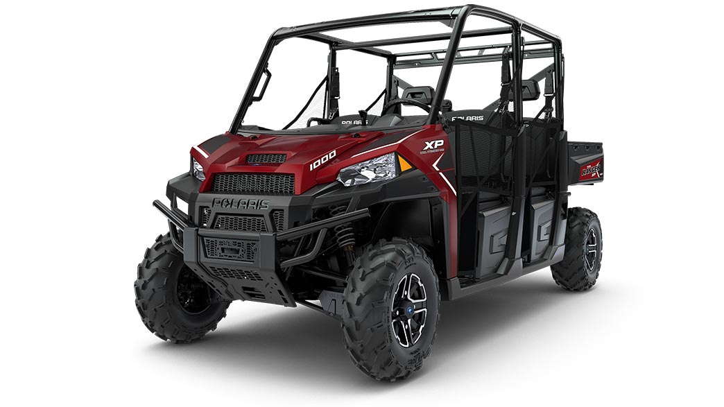 Polaris Ranger XP 1000 Crew UTV compatible with Trail Armor full skid plate protection