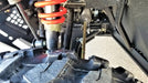 Polaris Ranger XP 1000 front suspension and CV boot shown before Trail Armor guards