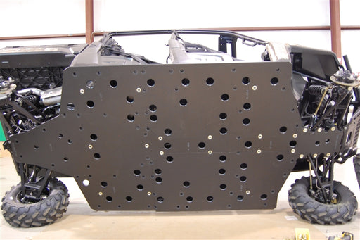 Trail Armor full skid plate installed under a Polaris Ranger XP 900 1000 Crew UTV