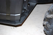 Trail Armor skid plate mounting bracket on a Polaris Ranger XP 900 1000 Crew UTV