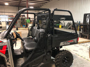 Trail Armor rear storage rack with logo installed on a Polaris Ranger XP UTV