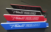 Trail Armor nerf bar color options for Polaris RZR 900, red black blue