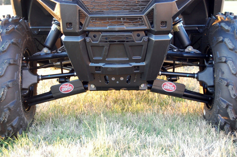 Trail Armor A-arm guards installed on Polaris RZR 900 front axle, both sides