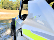 Close-up of front fender on Polaris RZR Pro XP Dynamix DV, wheel well area near Trail Armor mounting point