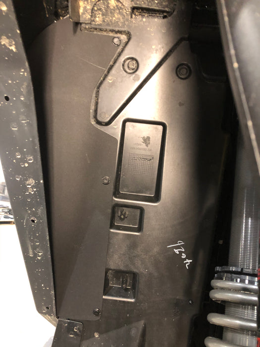 Trail Armor inner fender liner installed inside Polaris RZR Pro XP wheel well