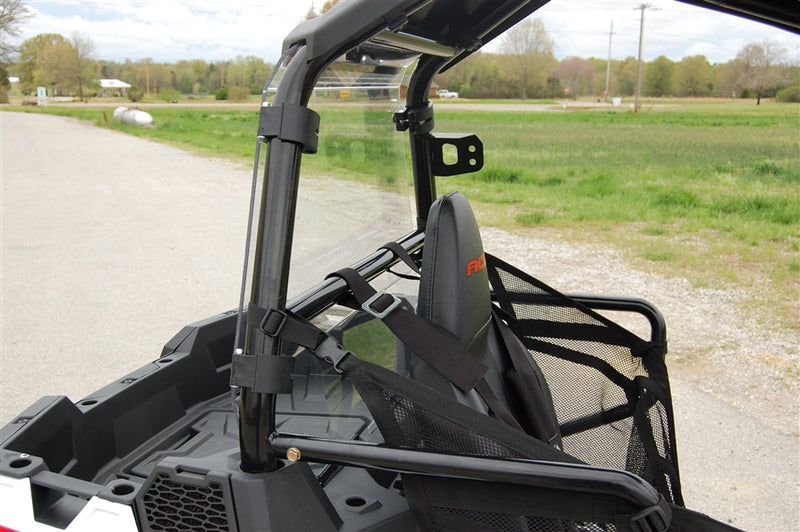 Trail Armor rear dust shield on a Polaris Sportsman ACE 325 570 viewed from the side
