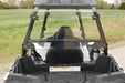 Trail Armor clear rear dust shield mounted on a Polaris Sportsman ACE 325 570 roll cage
