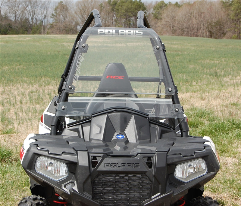 Trail Armor CoolFlo windshield installed on Polaris Sportsman ACE front