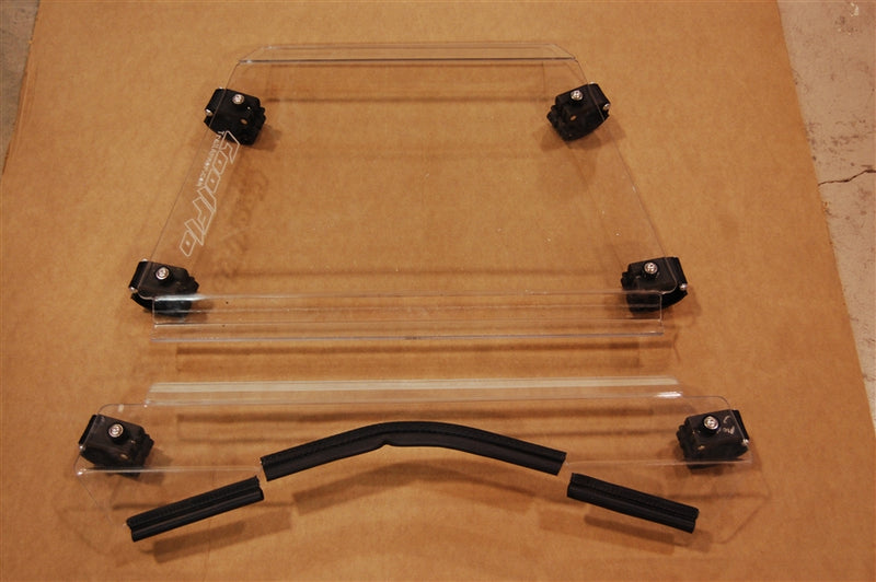 Trail Armor CoolFlo windshield kit with fast clamps for Polaris Sportsman ACE