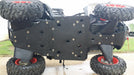 Trail Armor full skid plate protecting the underside of a Polaris Sportsman ACE UTV