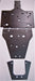 Trail Armor skid plate components for a Polaris Sportsman ACE shown unassembled