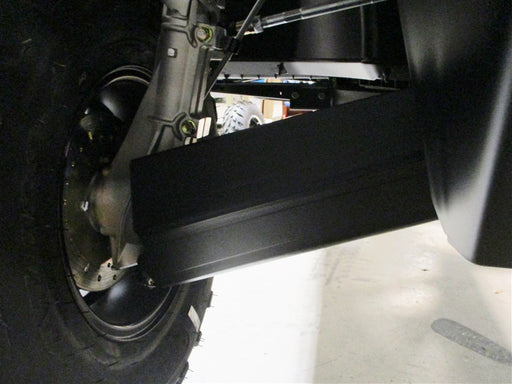 Trail Armor Ranger 570 Crew A-Arm guard installed, close-up view protecting CV boot area