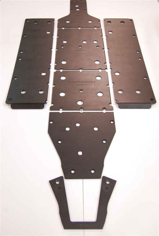 Trail Armor Ranger Midsize 570 Crew full skid plate set, individual Super Tough Polymer panel pieces