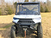 Trail Armor Ranger XP 1000 factory arched A-Arm guard installed, front vehicle view with logo