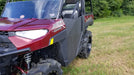 Trail Armor Ranger XP 1000 half doors mounted, front fender and headlight view