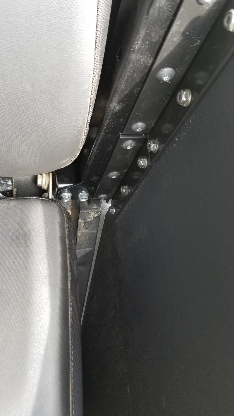 Trail Armor Ranger XP 1000 half door rear hinge mounting hardware view
