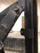 Trail Armor Ranger XP rear window dust shield side support bracket, roll cage mount closeup