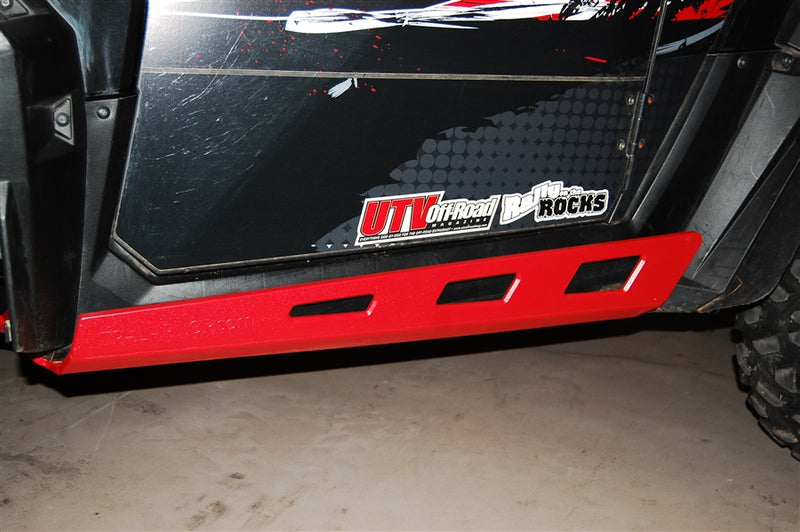 Trail Armor RZR 570 and RZR S 570 center skid installed on rocker panel