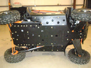 Trail Armor RZR XP 900 full skids with slider nerfs installed on undercarriage, extended rear coverage 2011-2014