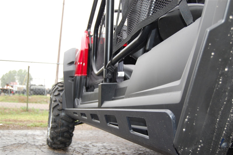 Trail Armor RZR 4 800 skid slider nerfs close-up near rear taillight