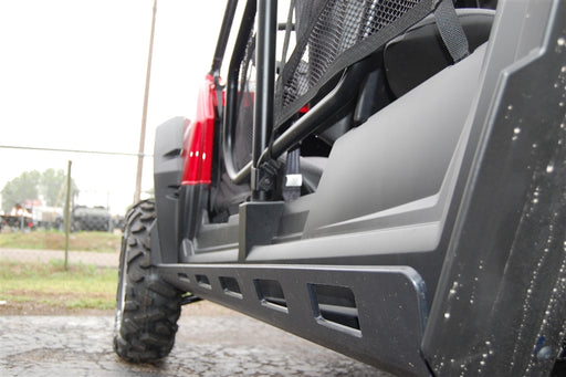Trail Armor RZR 4 800 skid slider nerfs close-up near rear taillight