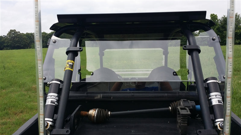 Trail Armor hard rear window installed on Polaris RZR 4 XP viewed from behind
